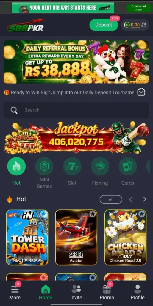 588Pkr Game